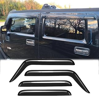 4PCS Side Window Wind Deflectors for 2003-2009 Hummer H2 94329