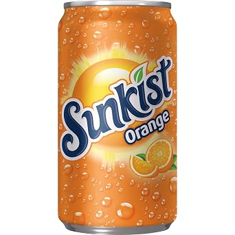 Sunkist Regular 10pk Mini Can, 75 Fl Oz