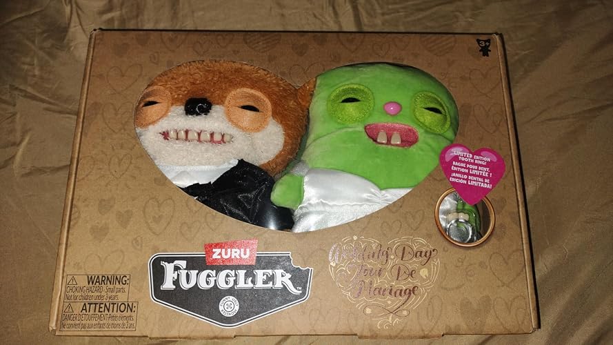 Amazon.co.jp: ZURUのFuggler Wedding Fuggs 9インチ ぬいぐるみ 2個