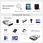 Basesailor USB à USB C Adaptateur de chargeur de voiture 3Pack,USBC CarPlay Convertisseur type C Femelle USBA Connecteur mâle pour nouveau iPhone 17 17e 16 16e 15 Pro Max,Samsung S25 S26,Pas pour iPad/Magsafe/HomePod