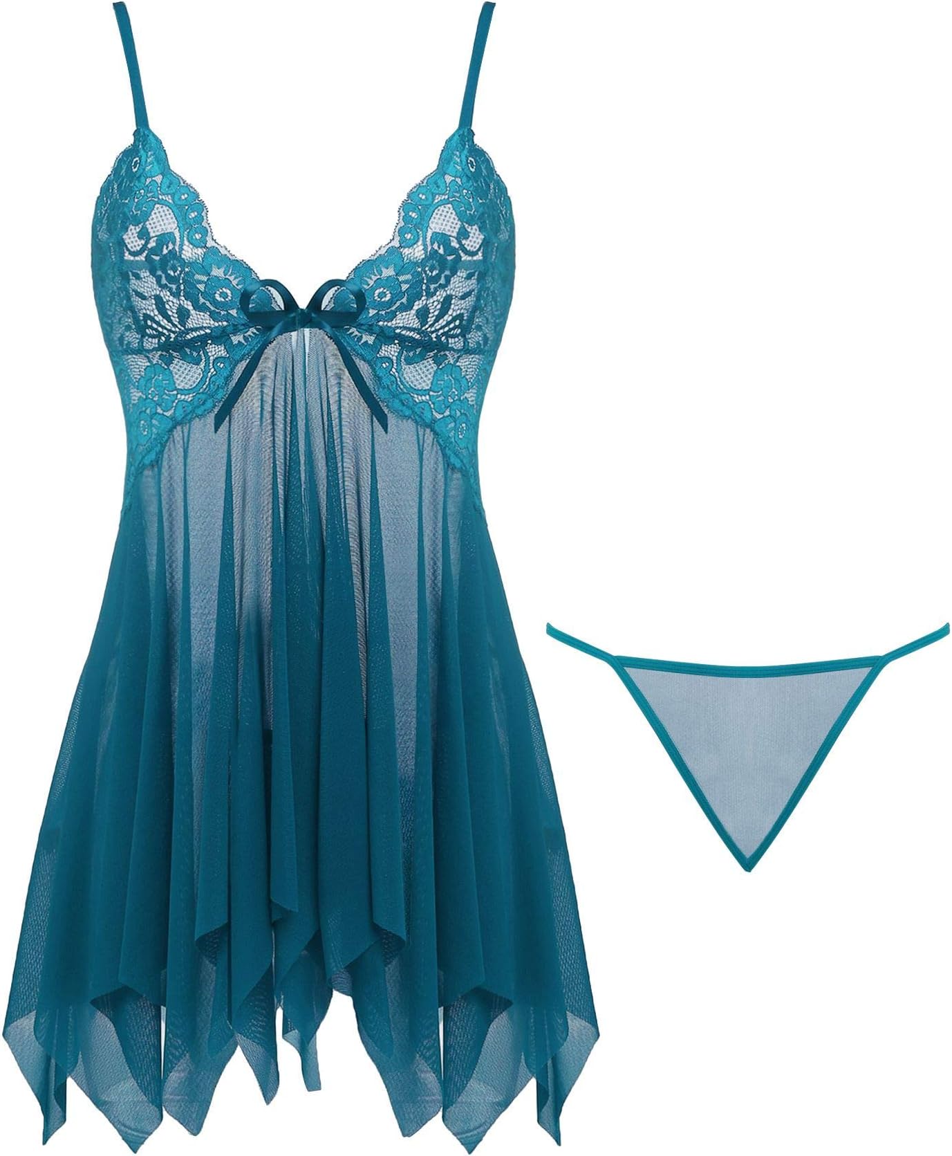 JoyariaWomens Lace Babydoll Lingerie Small -XXL