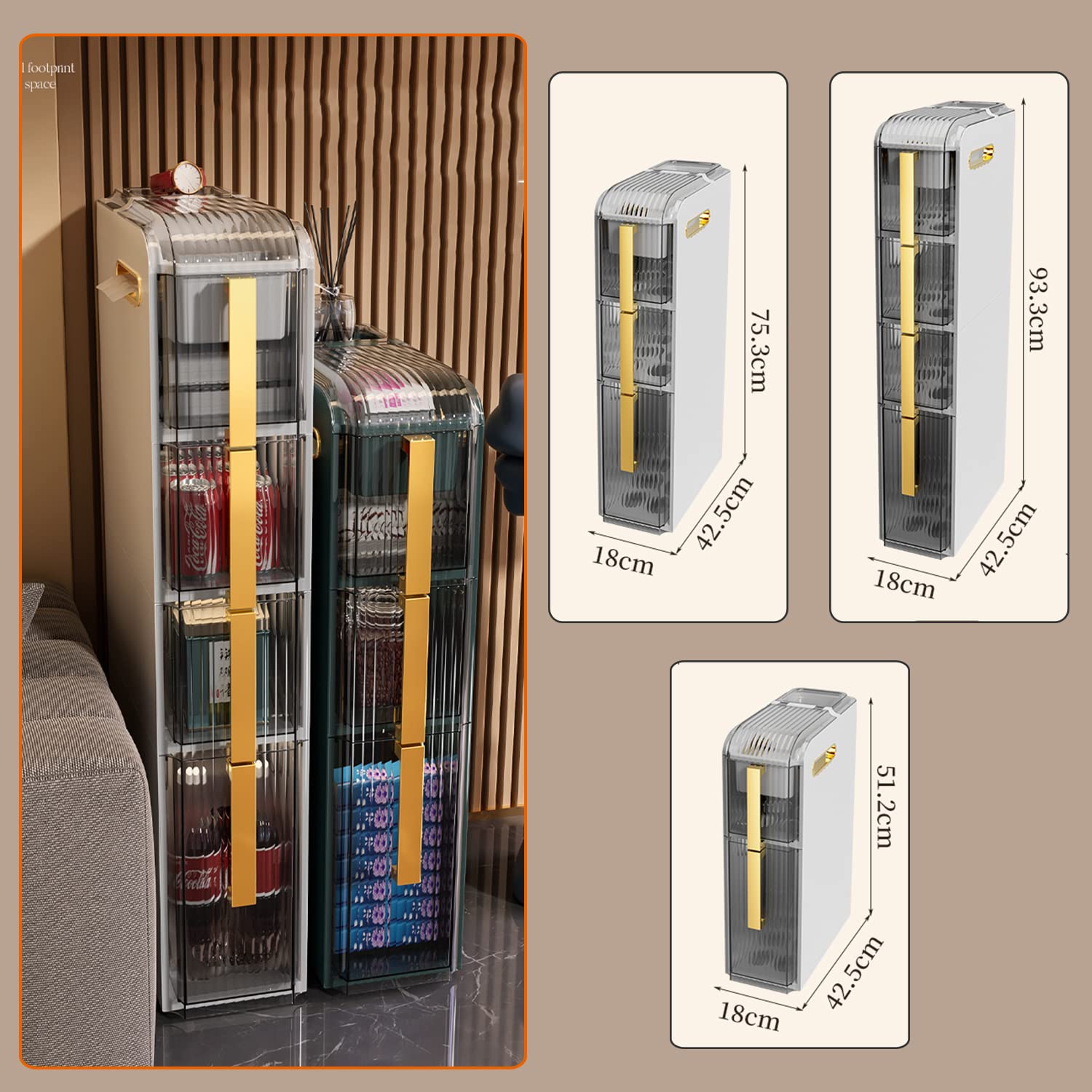 Cajones de almacenamiento apilables, gabinetes de baño impermeables, accesorios de almacenamiento, gabinete de Pie para baño, muebles para baño, dormitorio, cocina, pasil