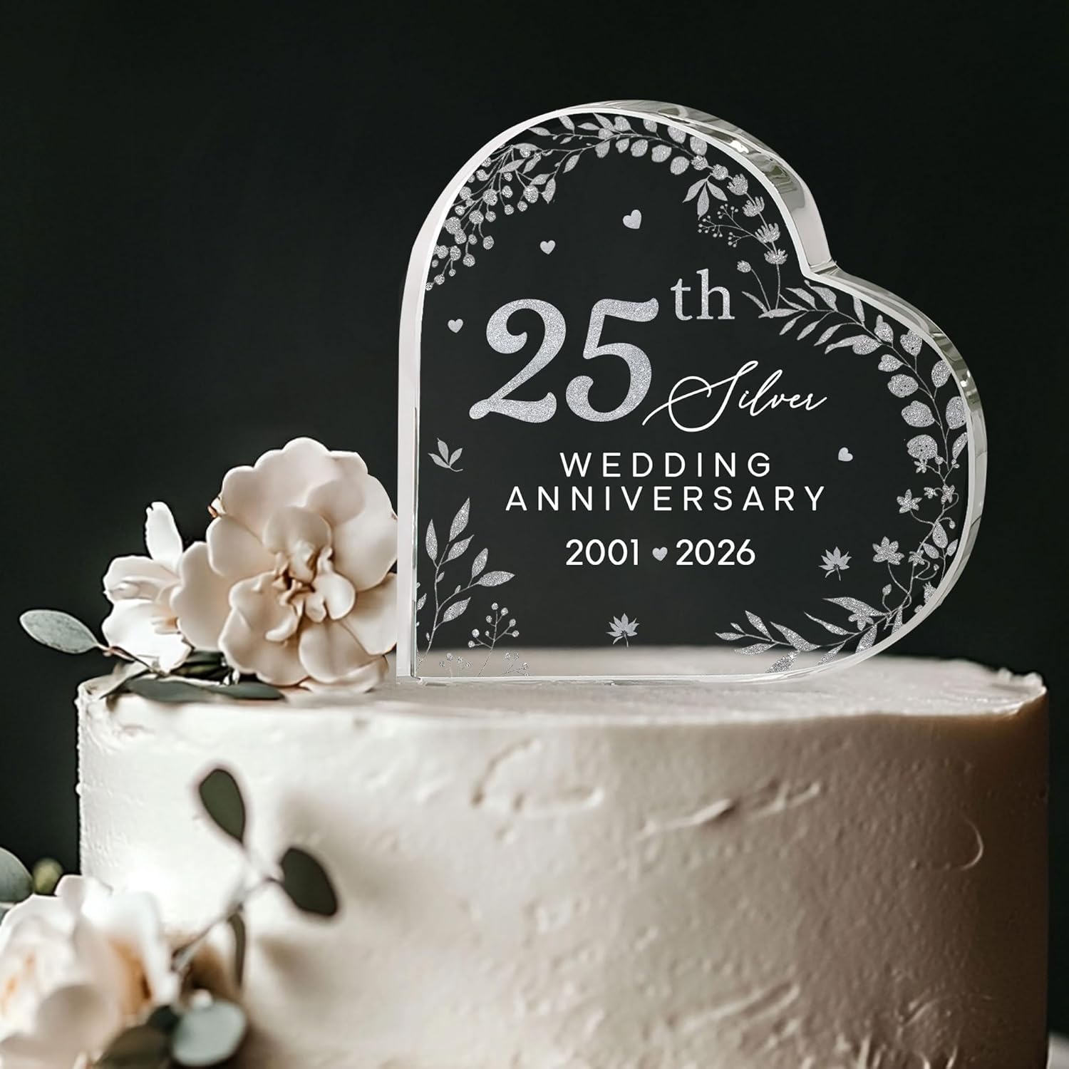 10th Wedding Anniversary Acrylic Cake Topper, 10th Anniversary Decorations, 10 Wedding Topper, 10 Years Of Married Gifts