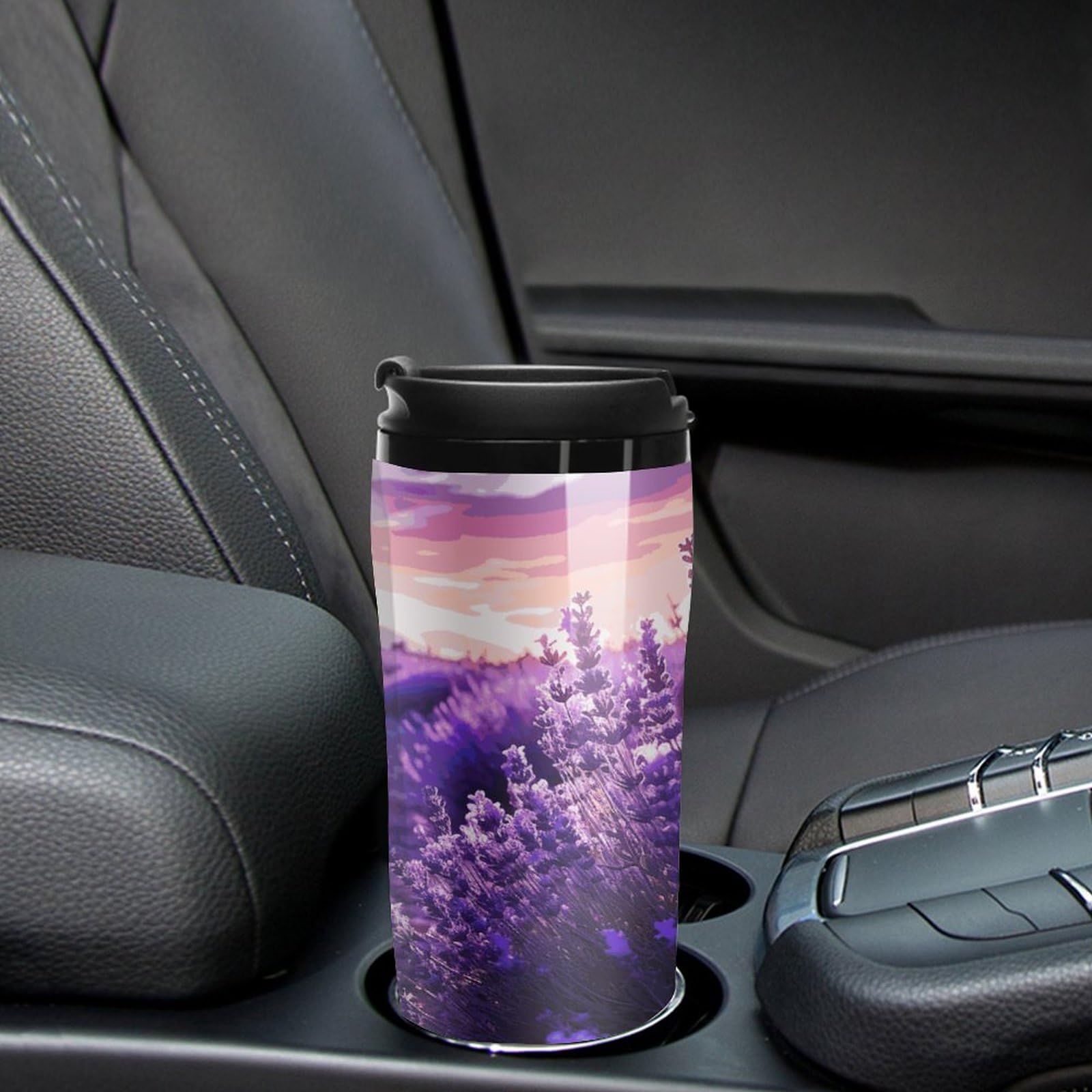 Amazon.com: Insulated Coffee Mug,Purple Lavender Printed Coffee Travel Mug  Spill Proof with Lid,thermos Cups for Adults Hot And Cold,Coffee Mugs for  Ice & Hot Drink : Home & Kitchen
