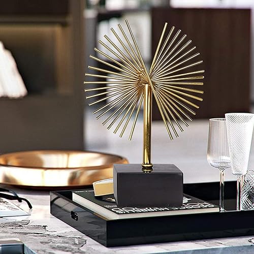 Miniatura 6 de Estatua de arte de metal, figuras geométricas, escultura abstracta, escritorio, mesa, adornos para el hogar, dormitorio, sala de estar, jardín,