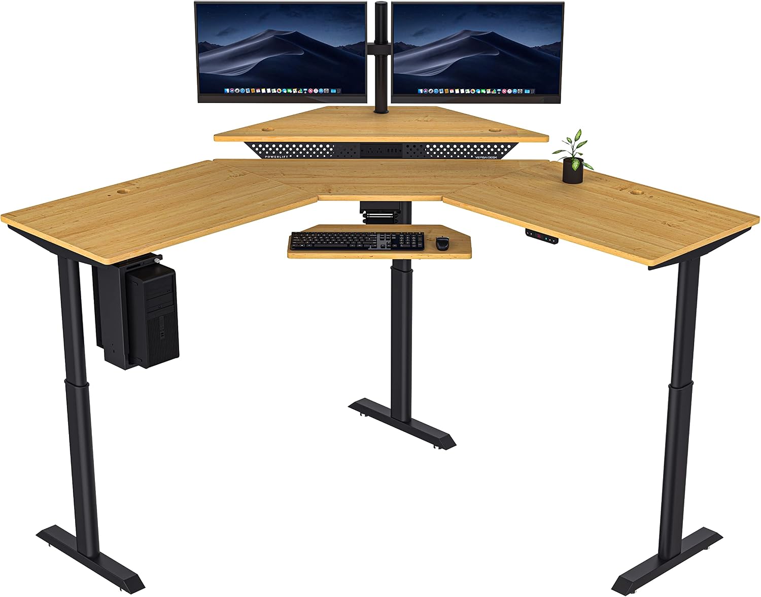 Amazon.com: VERSADESK® Powerlift 72 x 72 Inches Corner Standing Desk ...