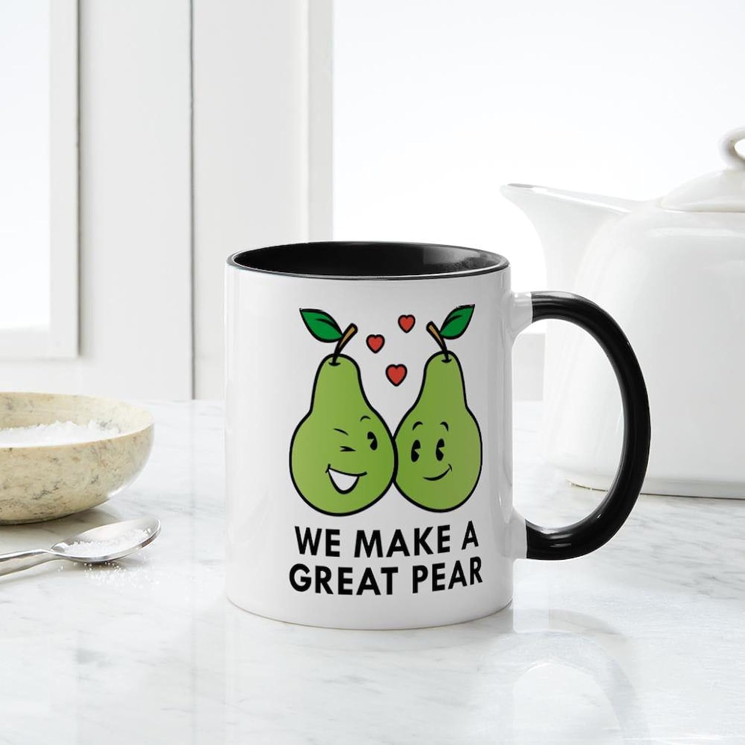 CafePress We Make A Great Pear Mug 11 oz (325 ml) Ceramic Coffee Mug