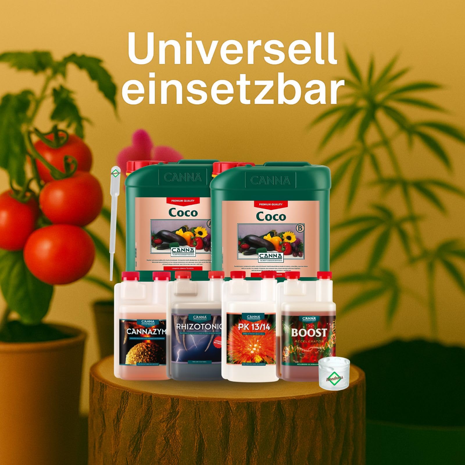 Weedness Canna Coco Dünger Set M – Kit de fertilizantes Coco tamaño M