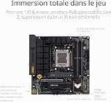 ASUS TUF Gaming B650M-PLUS WiFi – Carte mère Gaming AMD Ryzen AM5 Micro-ATX (14 Phases d'alimentation, PCIe 5.0 M.2 Support, DDR5, WiFi 6, 2.5 GB Ethernet, USB4,Aura Sync RGB) - 5