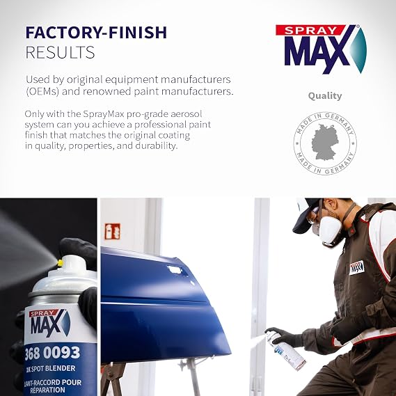 SprayMax 1K Spot Blender Clear | Professional Blending Clear Spray for Seamless Repair Transitions | Smooth Edge Melt-In for 2K Topcoats | Automotive Finishing Spray | 10.8 oz