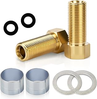 Faucet Shank Extension kit,100818 Thick Countertop Extension Set for Faucet Valves, Faucet Pipe Extender