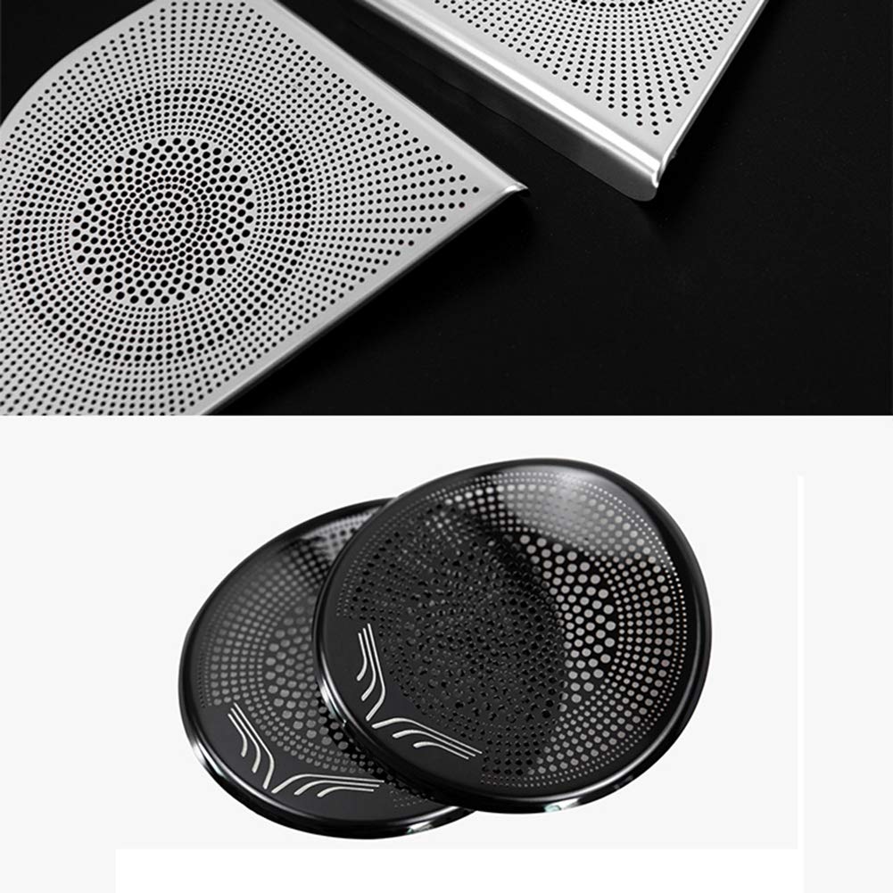 2x Lautsprecher Ringe Für Honda Civic - Aluminium Dekoration In Rot