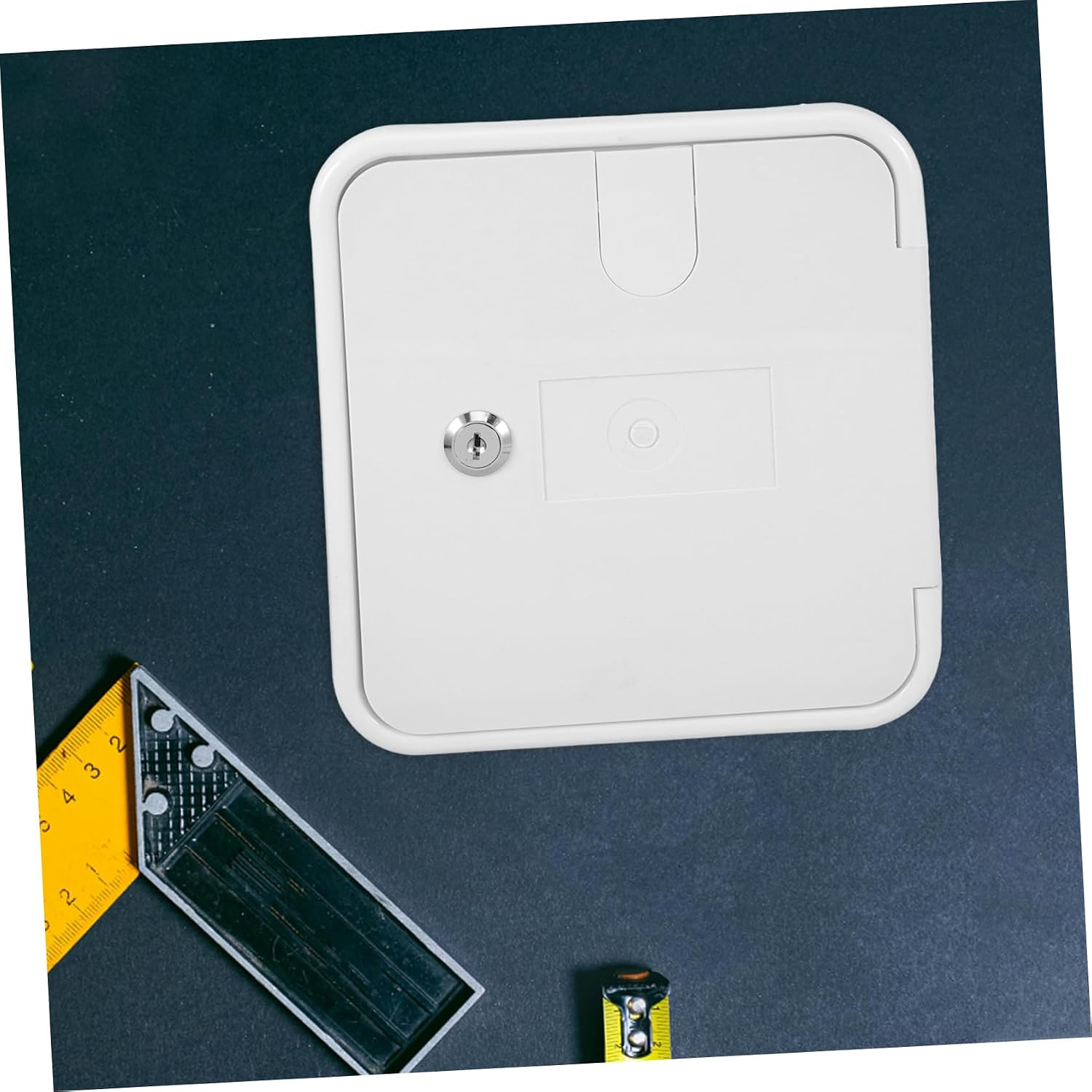 Ciieeo Power Cable Hatch Door with Screws Rv Electrical Access for Easy Installation Rvs and Travel Trailers