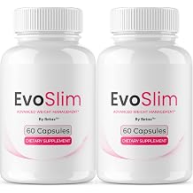 2 Pack Evo Slim Capsules - Official EvoSlim Pills Advanced Formula with All Natural Ingredients, Premium Maximum Strength Wellness & Overall Health Support, 120 Capsules for 2 Months