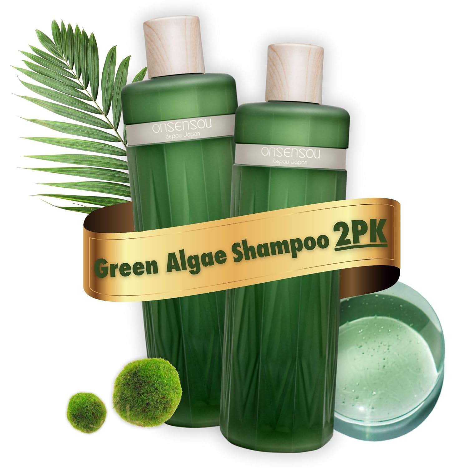 Dry Itchy Scalp Shampoo for Men with Hot Spring, Moisturizing Shampoo for Dry Scalp, Hydrating Shampoo for Curly Hair, Anti Dandruff Shampoo for Women from Japan 10.1 Fl Oz DAILY CARE 2EA