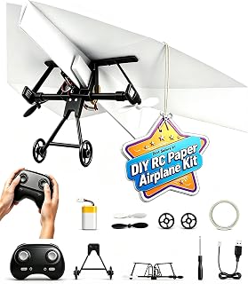 RC Paper Airplane Kit, DIY RC Plane for Hobbyists, Pilots, Beginners