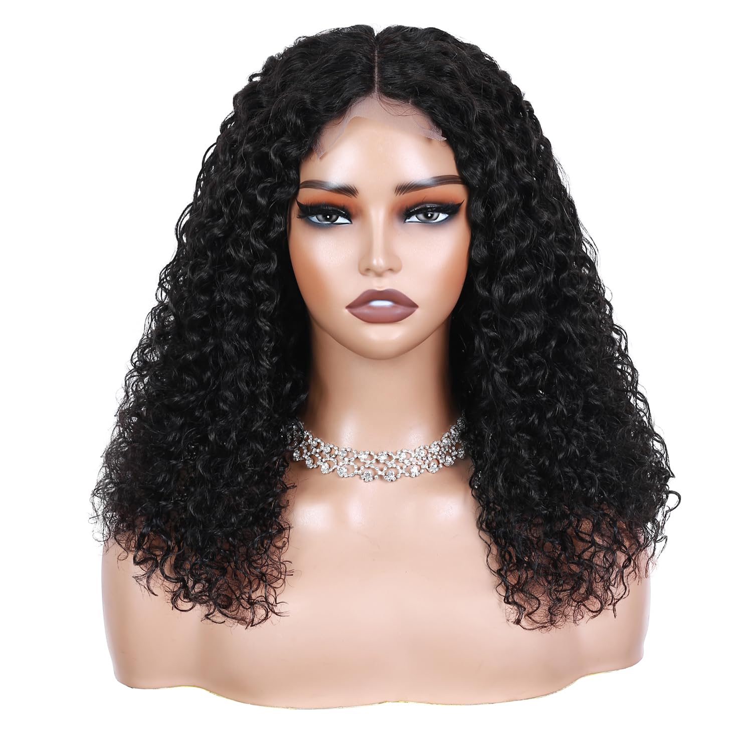 Amazon.com : Quantum Love 18 Inch Kinky Curly Lace Front  display picture 2
