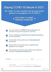 Virus Risk Assessment Poster Safety Sign | Workplace Safety Sign - 3 7 thumbnail image