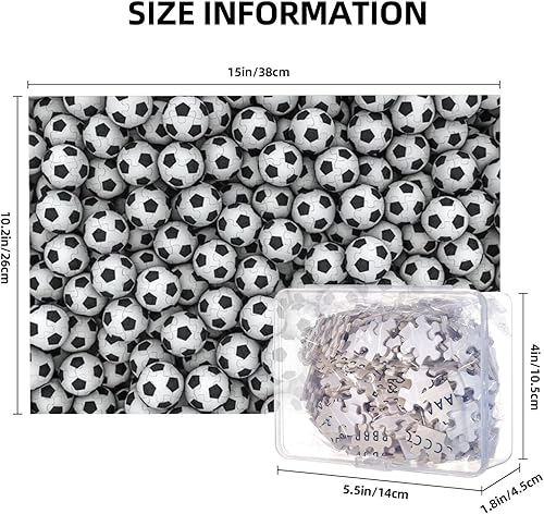 Miniatura 4 de Rompecabezas de 300 piezas de madera con diseño de fútbol, decoración de habitación familiar, regalo para adolescentes y adultos.