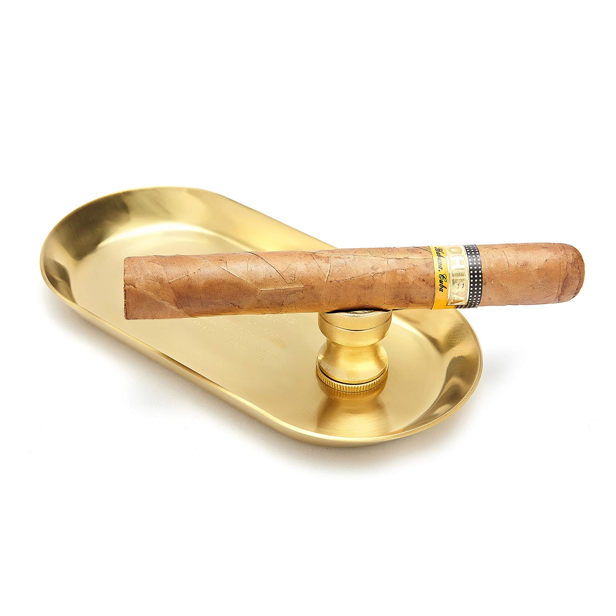 Buy JiFENG Cigar Stand and Ashtray Set Copper in Antique Bronze Golf