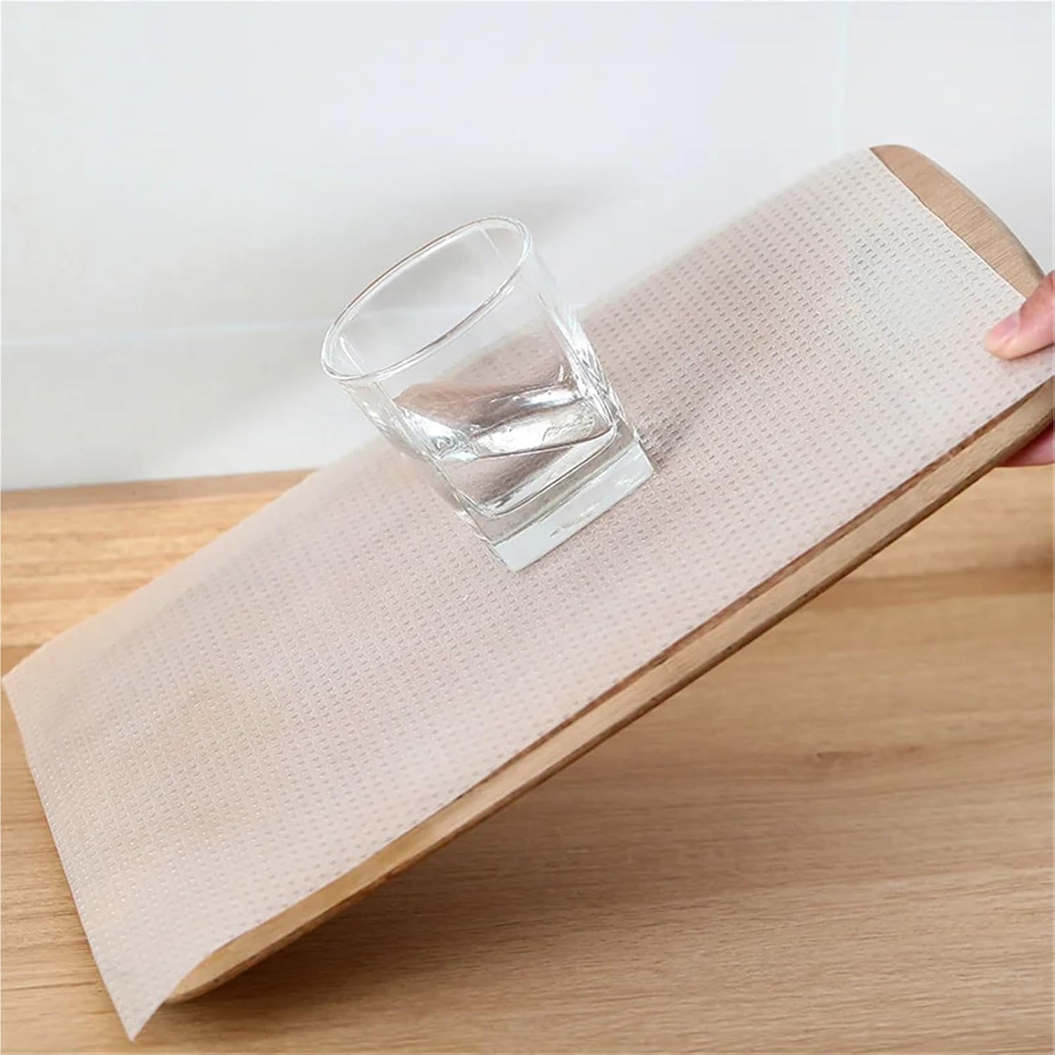 EVA Cabinet Mat Refrigerator Drawer Shelf Cover Liners Non Slip Waterproof Closet Placemat Table Pad for Shelves(White,30x300cm)