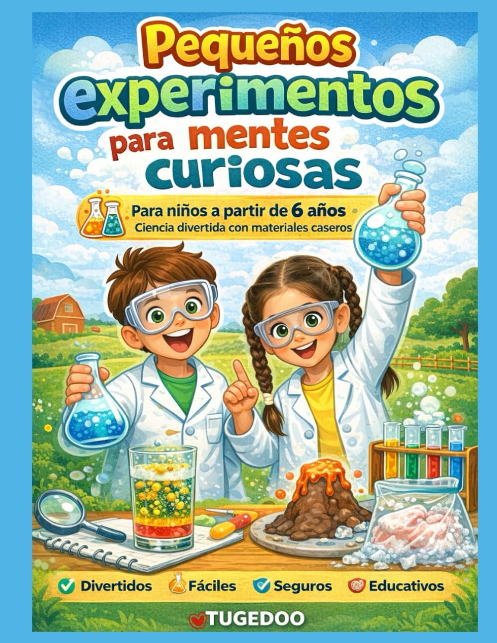 Pequeños experimentos para mentes curiosas: Para niños a partir de 6 años - Ciencia divertida con materiales caseros