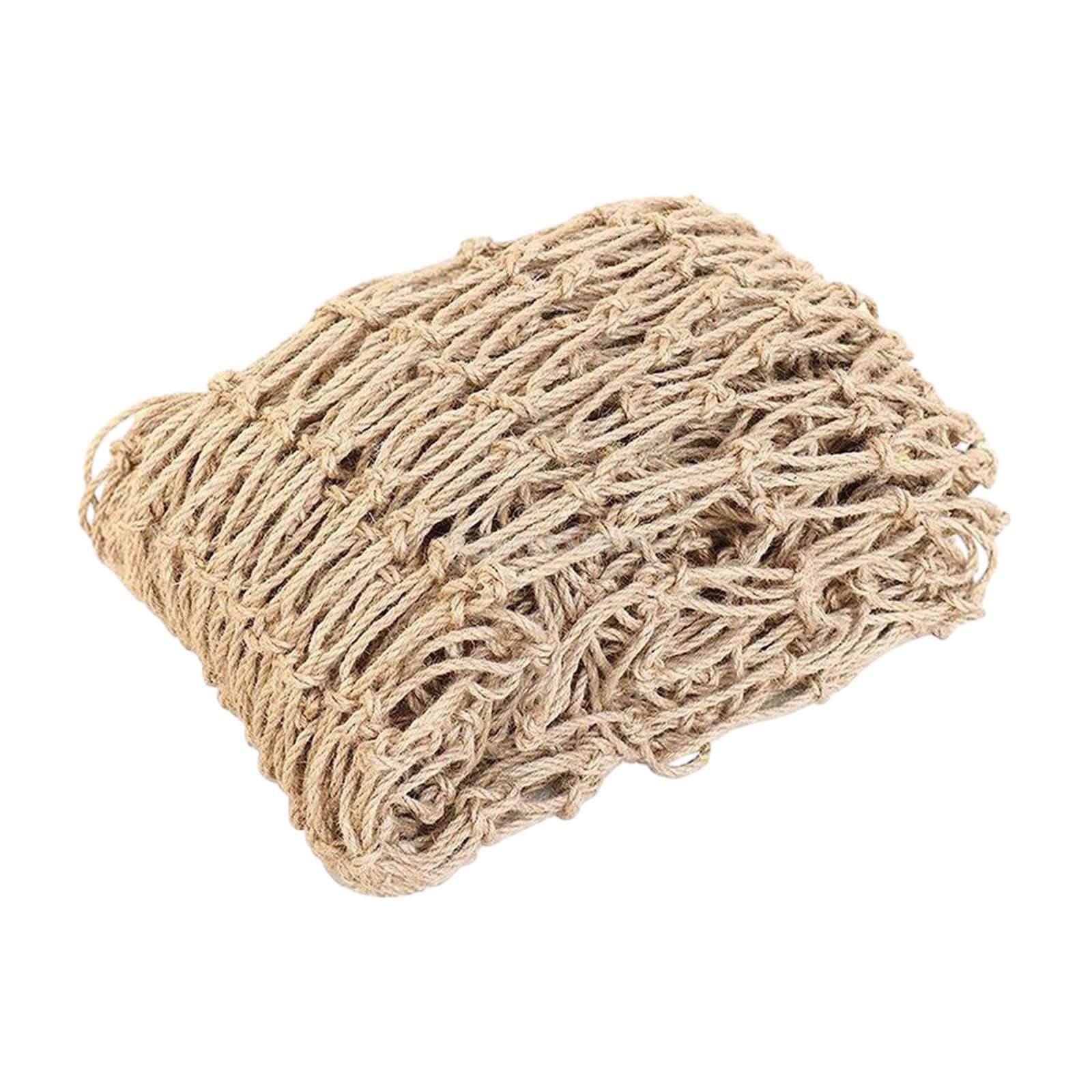 KTUXZCI Stylish Ropes Net Tomato Support Netting Versatile for Climbing Plants and Unique Wall Decor in Living Spaces Garden Jute Twine Trellis Netting Eco