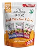 Nature's Garden Organic Trail Mix Snack Packs - Trail Mix Variety, Energy Boosting, Heart Healthy, Omega-3 Rich, Cranberries, Pumpkin Seeds, Individual Packs, Family - 1.2 Oz Bags (48 Individual Servings)