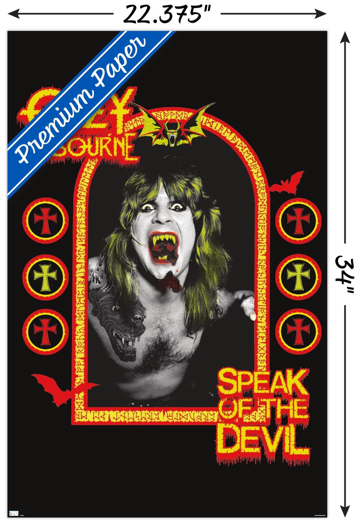 Ozzy Osbourne - Speak Of The Devil Wall Poster : Ozzy Osbourne