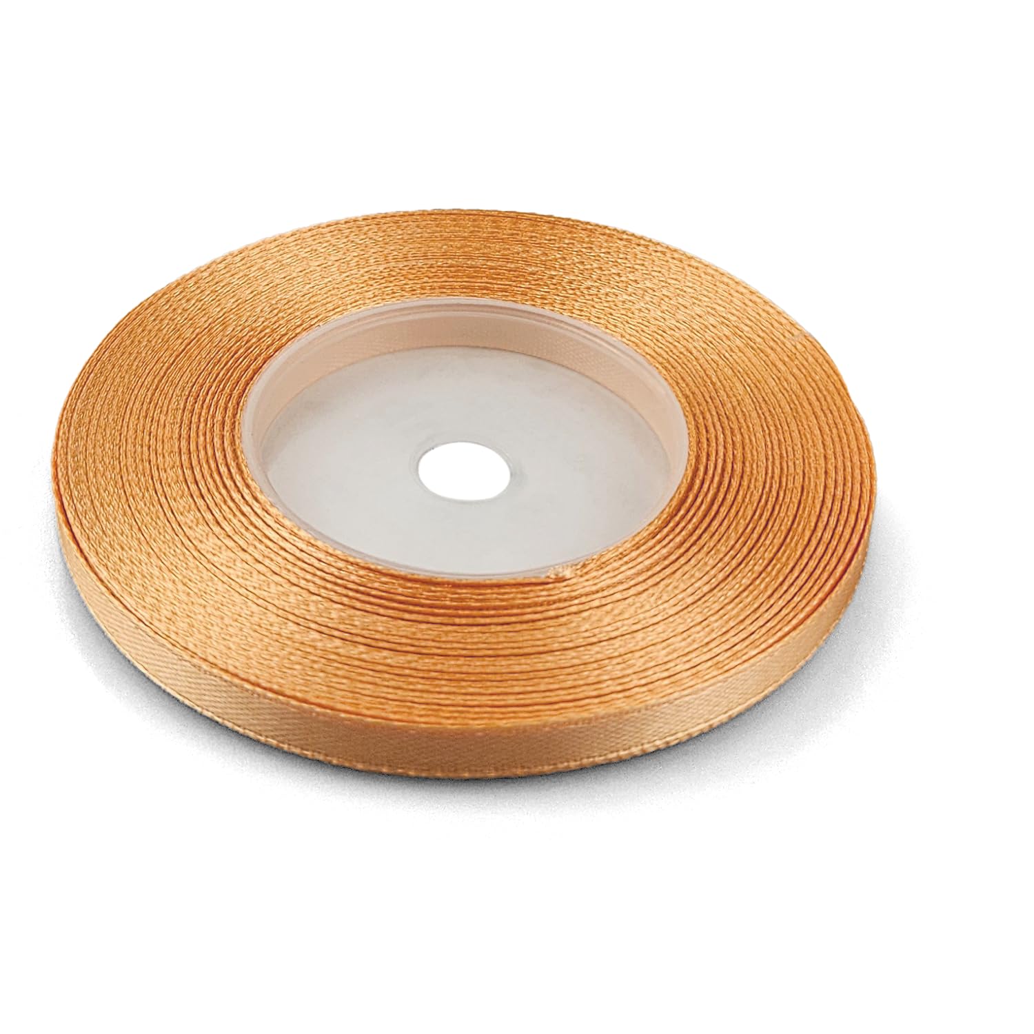 Netuno 1 Roll Apricot Satin Ribbon 6 mm x 32 m 0.24 in x 1260 in for Wrapping Crafts Wedding Birthday Christening Scrapbooking Christmas Cards DIY