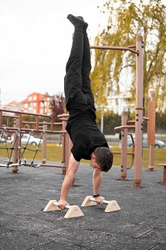 parallelette, push-up bar, push-up equipment, wooden sports equipment