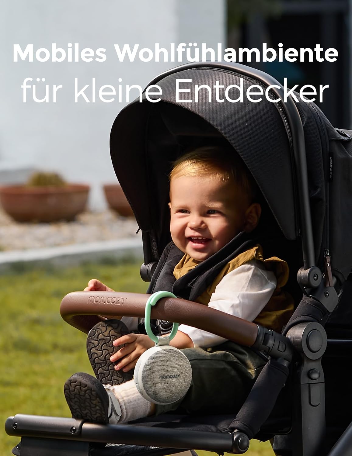 Momcozy WN06 White Noise Machine Baby mit Nachtlicht, Grün - Analyse des détails et conception