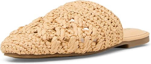 Anne Klein Women's Sam Sandal, Natural, 11