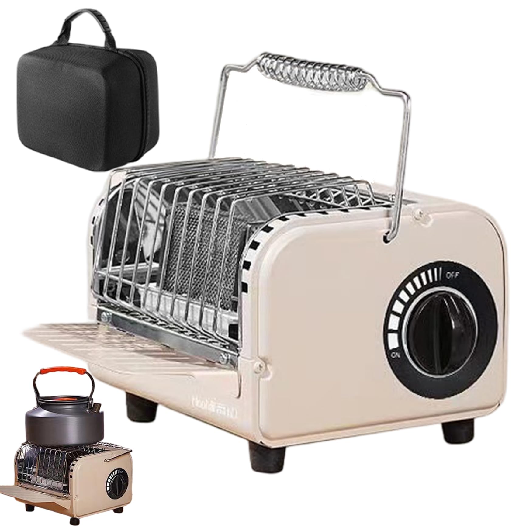 Chauffage au propane portable 2 en 1 réglable 1200W pour la randonnée