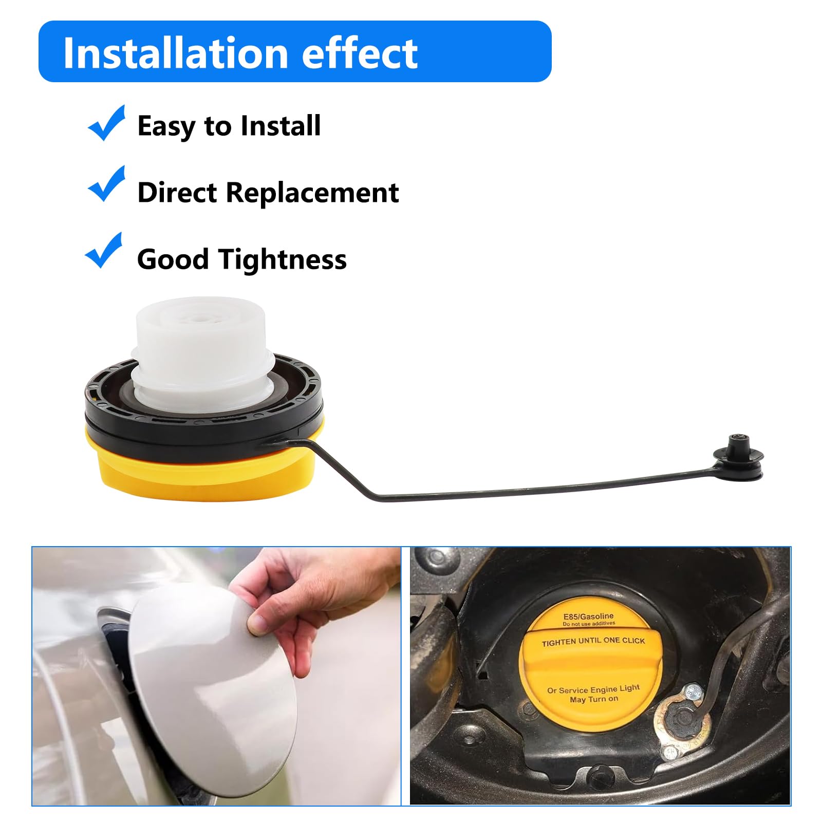 Gas Cap For GMC Sierra Fuel Cap Chevy Silverado GT359 Car Fuel Tank ...