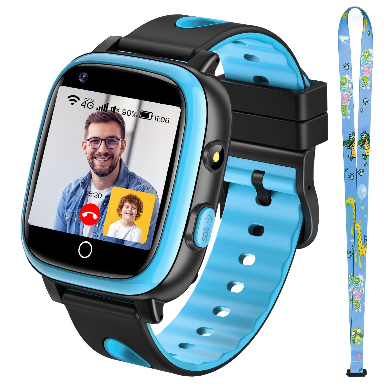 Bracelet Silicone De Remplacement Pour Montre Connectée - 16 Mm, Réglable 127-190 Mm, Pour Garçons/filles - 8