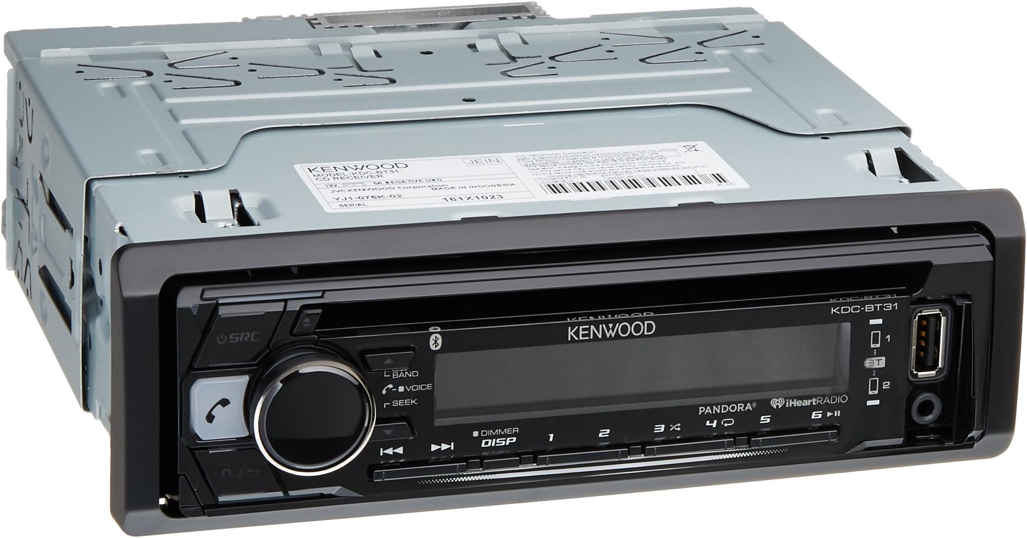 Kenwood KDC-BT31 1-DIN Bluetooth Car Stereo Receiver