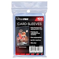 Ultra PRO - Penny Sleeves Clear Soft Card Sleeves 100ct 2 5 x 3 5 Protect and Store