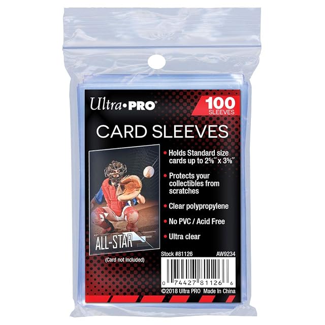 Ultra PRO - Penny Sleeves Clear Soft Card Sleeves 100ct 2 5 x 3 5 Protect and Store