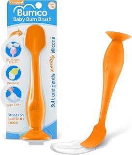 Bumco Diaper Cream Spatula - BPA-Free Diaper Bag Essentials, Soft Butt Spatula Baby, Mom-Invented Butt Paste Spatula, Bumco Diaper Cream Spatula, Flexible Diaper Cream Applicator, Bumco Baby Bum Brush