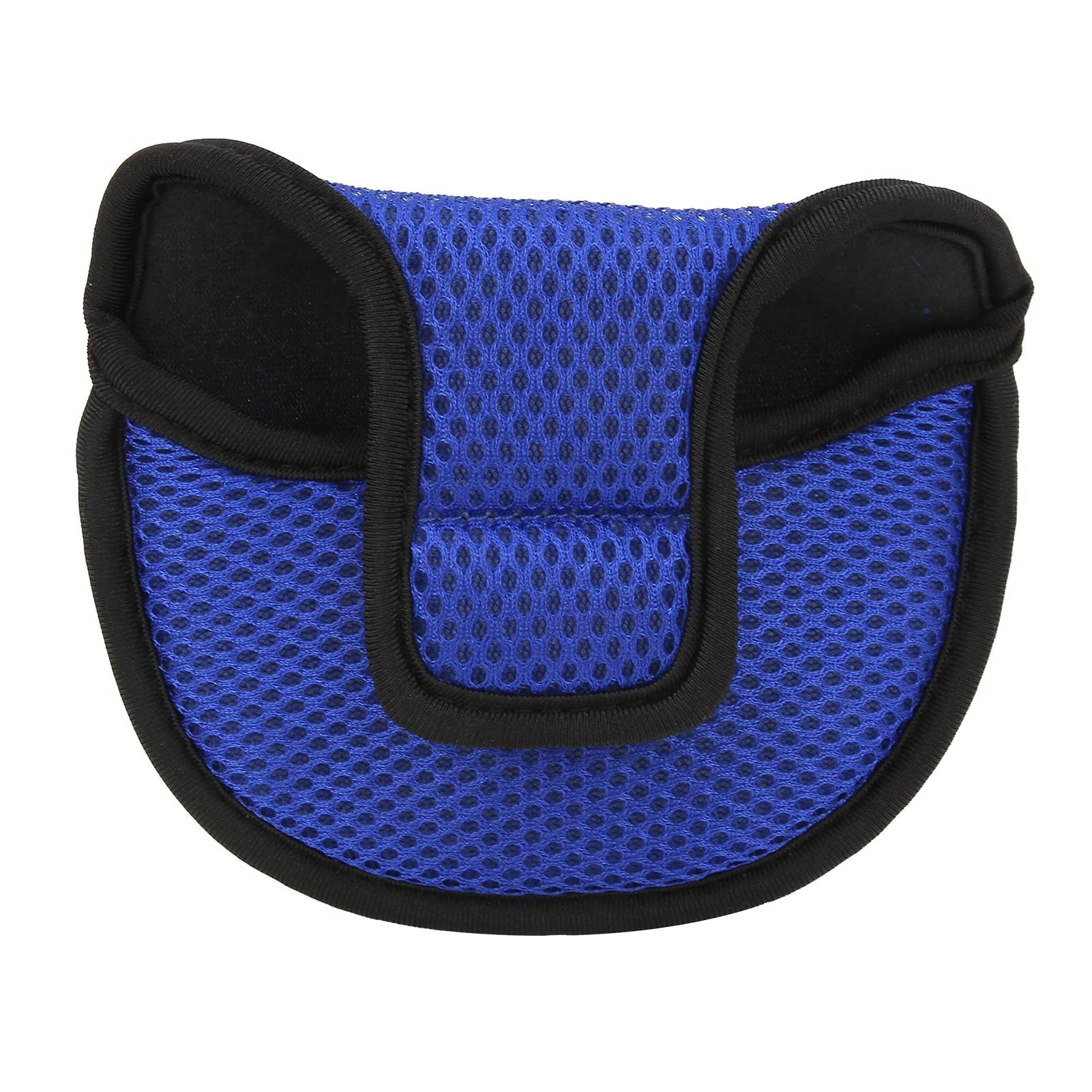 Golf Mallet Putter Cover, Hook and Loop Customized Golf Mallet Putter Headcover Nylon Putter Head Covers for Drivers, Putters, Irons, Wedges(Blue)