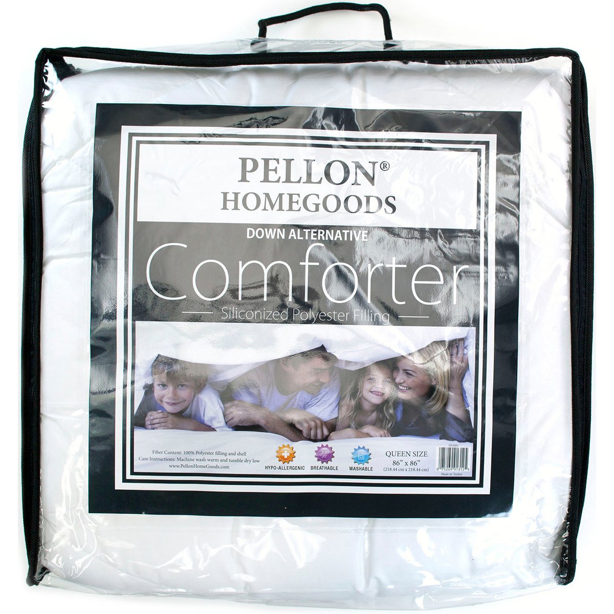 Couette alternative au duvet Pellon en nano polyester hypoallergénique 86x86