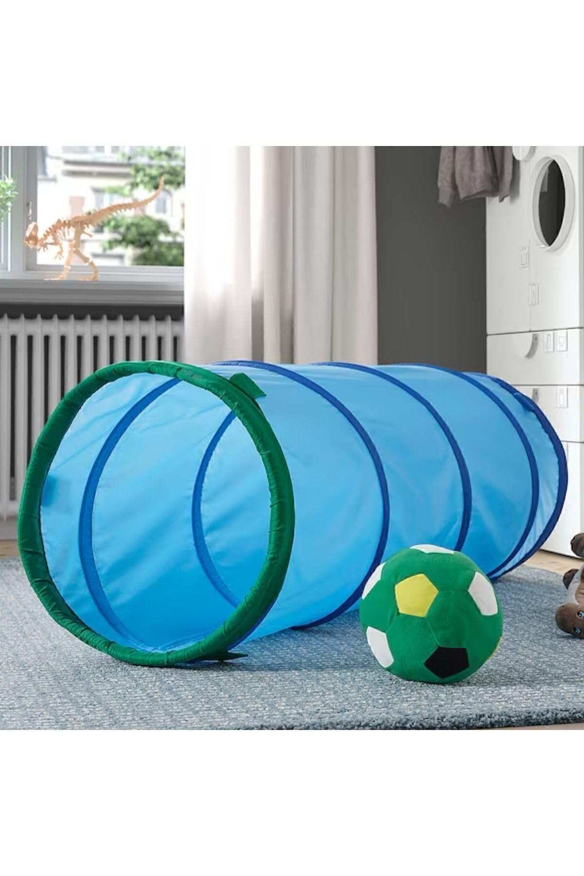 Ikea Dvargmas Oyun Tüneli - 126 Cm - Mavi/Yeşil Mavi,1180528031