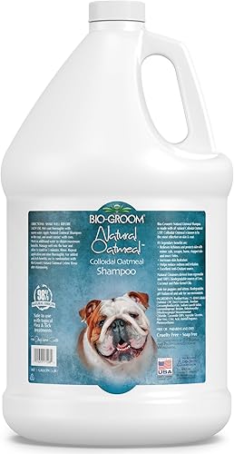 Bio-Groom Champú de avena para perros, para alergias y picazón, sin crueldad, suministros de baño para perros, champú para cachorros para piel