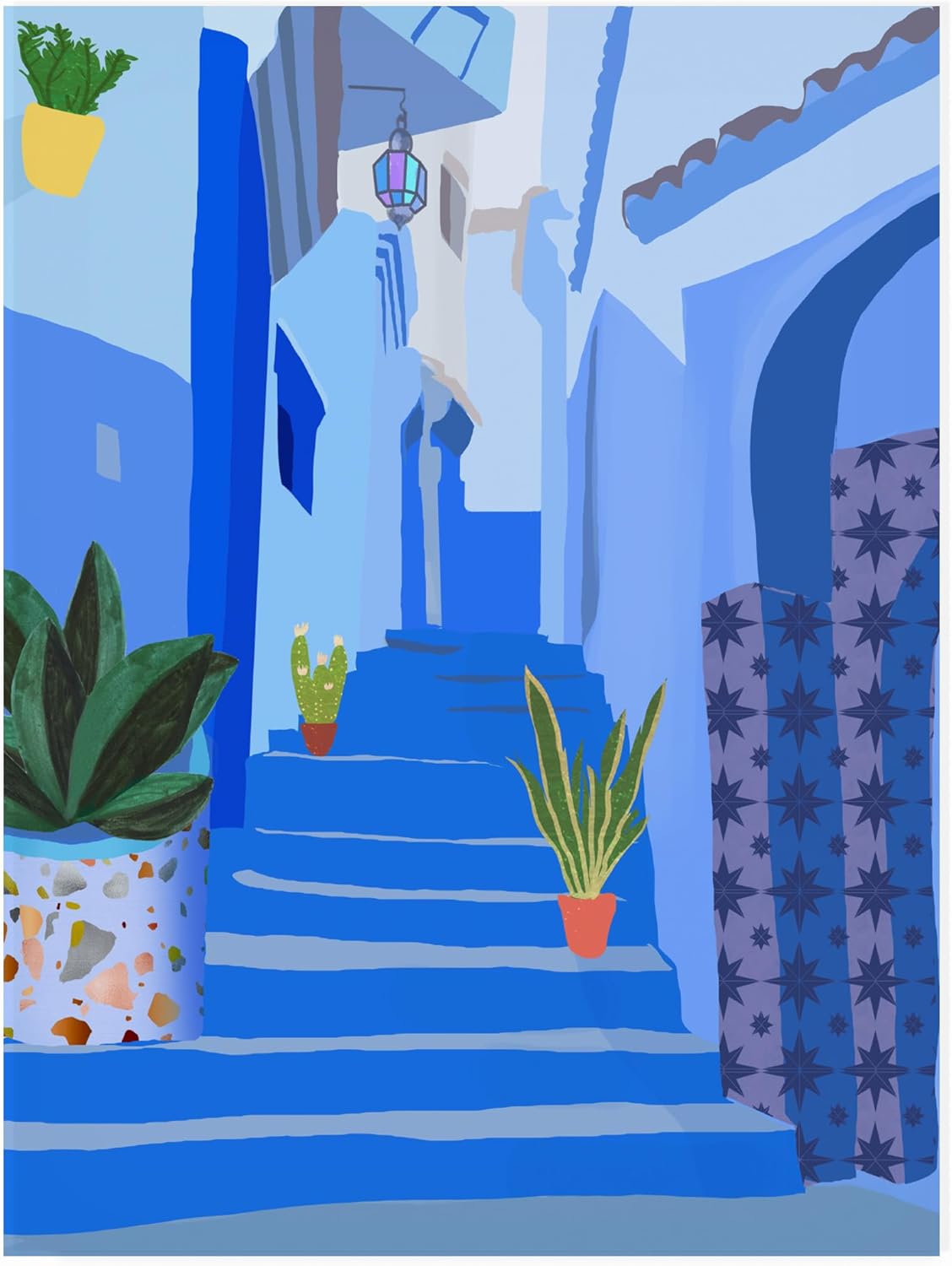 Trademark Fine Art Outdoor Canvas Art - Petra Lizde 'Morocco' Wall Art for Outdoor Spaces, Patios, or Gardens