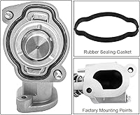 Vista 4 de Termostato de refrigerante del motor y conjunto de carcasa para Cadillac CT5 2020-2022 CT6 2016-2020 CTS 2016-2019 ATS 2016-2019 Chevrolet Camaro