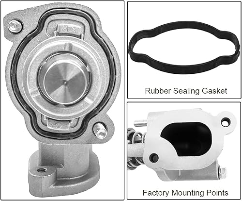 Miniatura 4 de Termostato de refrigerante del motor y conjunto de carcasa para Cadillac CT5 2020-2022 CT6 2016-2020 CTS 2016-2019 ATS 2016-2019 Chevrolet Camaro