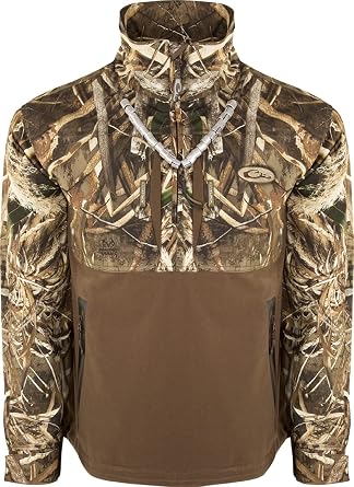 Drake Guardian Flex 1/4 Zip Eqwader Wading Jacket, Shell Weight