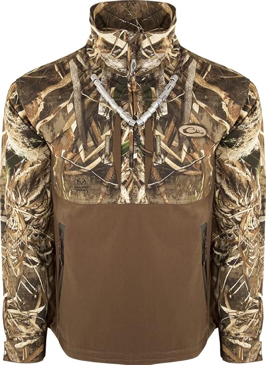 Drake Guardian Flex 1/4 Zip Eqwader Wading Jacket, Shell Weight
