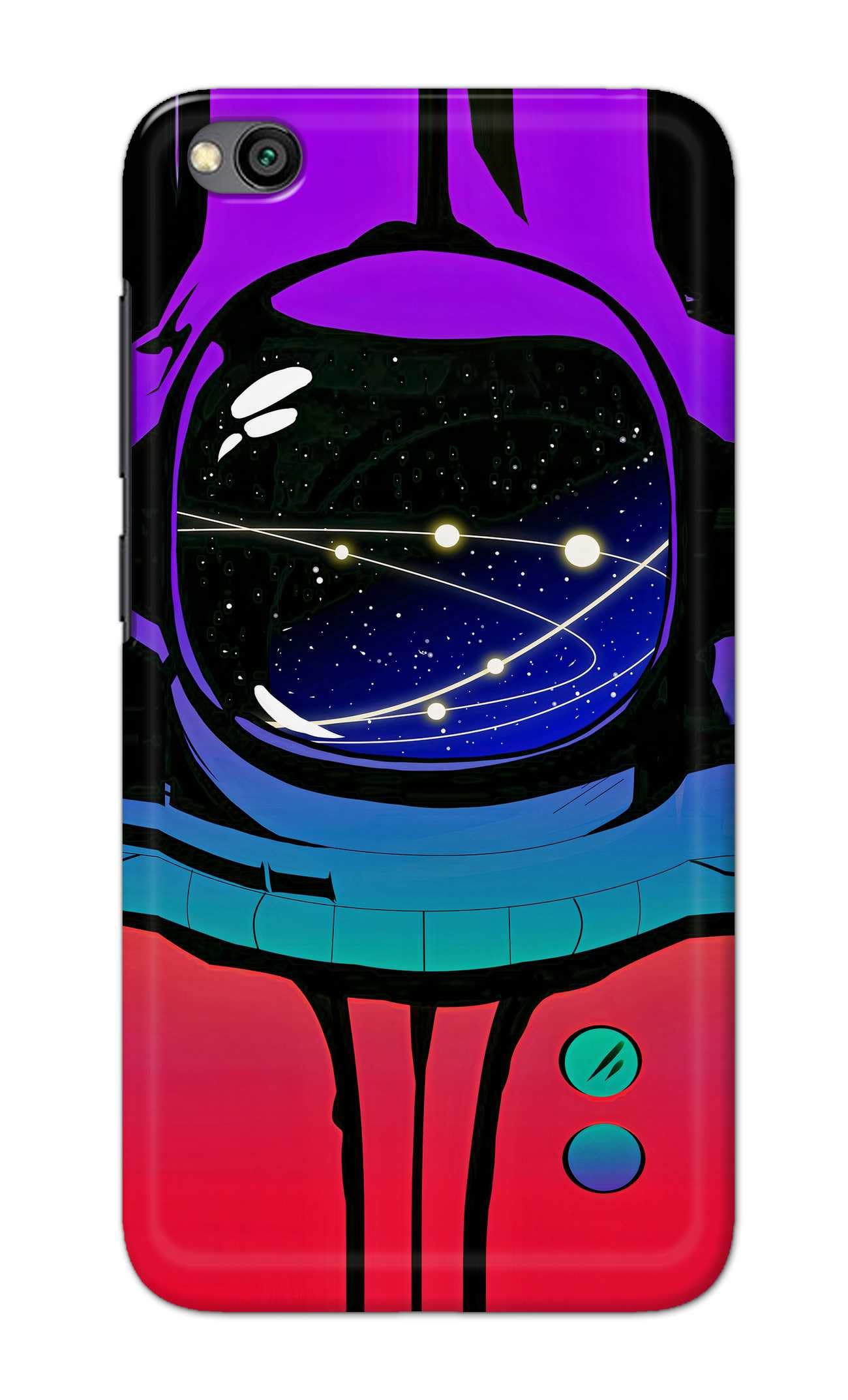 PRINTFIDAA® Printed Hard Back Cover for Mi Redmi GO Back Cover (Astronaut Suit) -190724(BI)